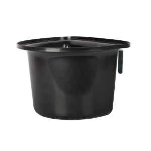 Voerbak lichtgewicht zwart