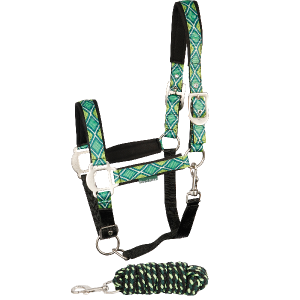 Halsterset Achterhoek groen Pony
