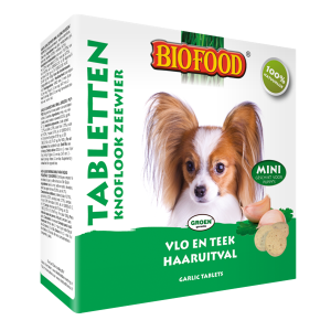 Biofood Anti-Vlo tabletten mini Knoflook/Zeewier 55 stuks