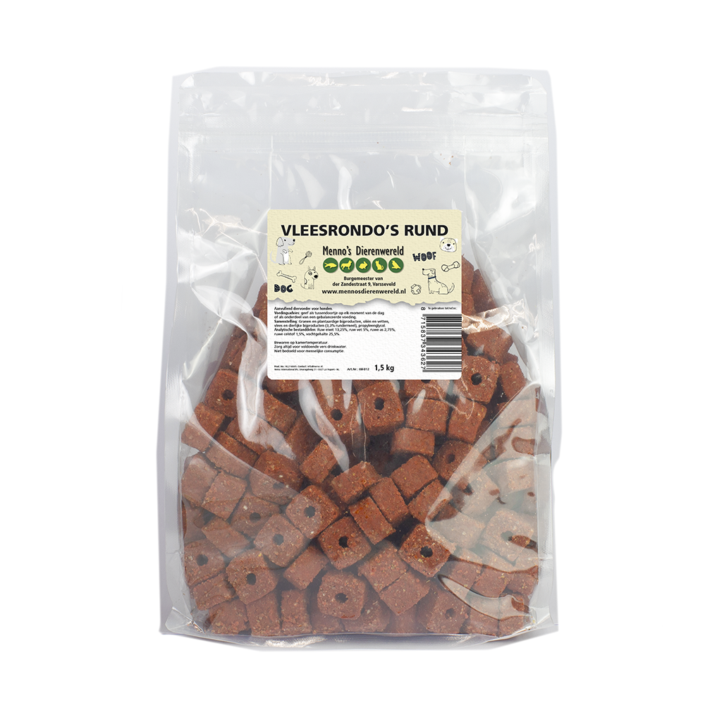 Vleesrondo’s rund 1500 gram hersluitbaar