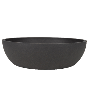 Bamboo dog bowl large 21cm 1600ml dark grey