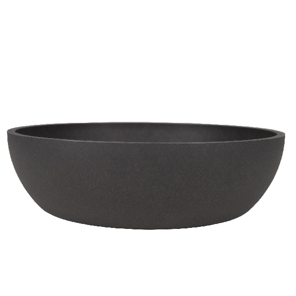 Bamboo dog bowl large 21cm 1600ml dark grey