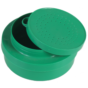 Quality madendoos 0,5 liter met dubbele rand