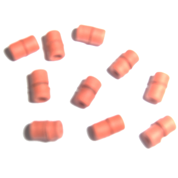 Gekrulde toprubbers 10 stuks mini