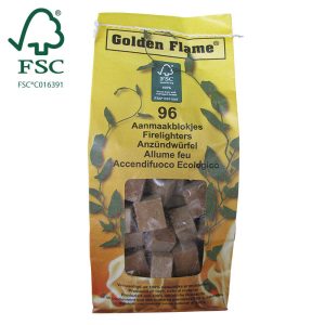 BRUINE AANMAAKBLOKJES 96 STUKS