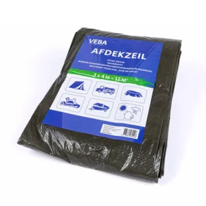 AFDEKZEIL GROEN 3X4M