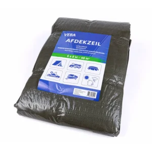 AFDEKZEIL GROEN 6X8M