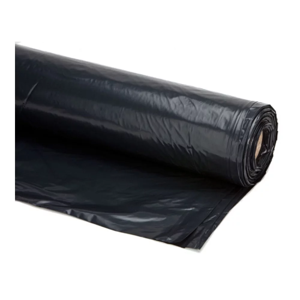 BOUWFOLIE ZWART 6M BREED