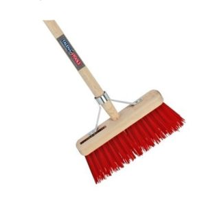 RODE BEZEM 35CM MET STEEL