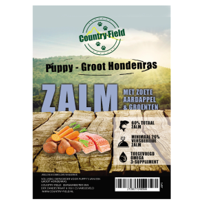Country-Field Graanvrij Puppy Large zalm 2kg