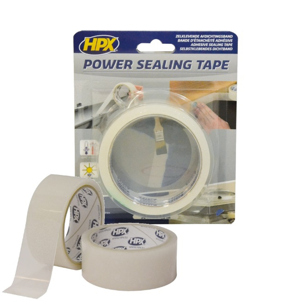 ENKELZIJDIGE AFDICHTINGSTAPE SEMI-TRANSPARANT 38MM X 1.5M