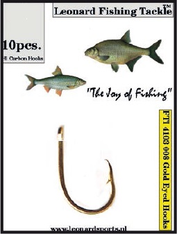 Haakjes gold eyed 4103 10 stuks maat 12