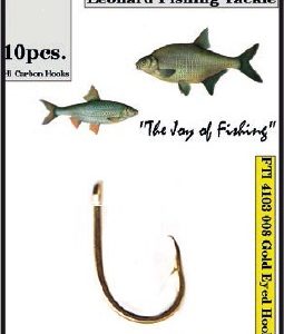 Haakjes gold eyed 4103 10 stuks maat 14