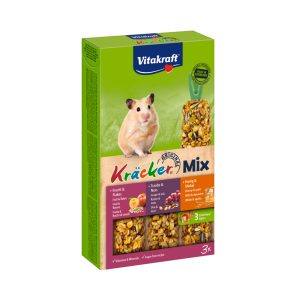 KRÄCKER HAMSTER TRIO HONING NOOT EN FRUIT