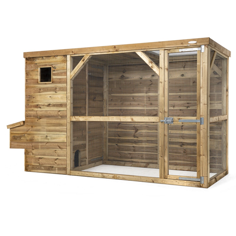 Voldux Kippenhok Toon Links 336x125x196cm