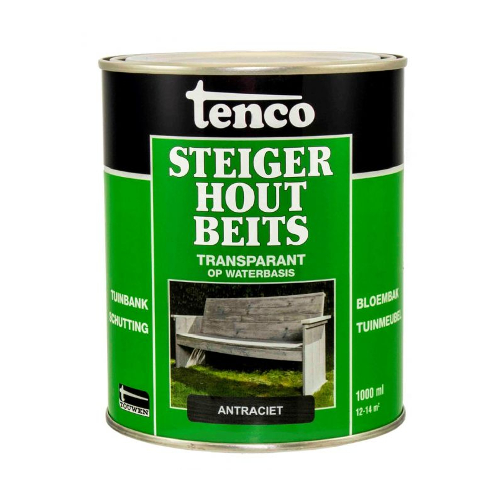 TENCO
  STEIGERHOUTBEITS ANTRACIET 1L