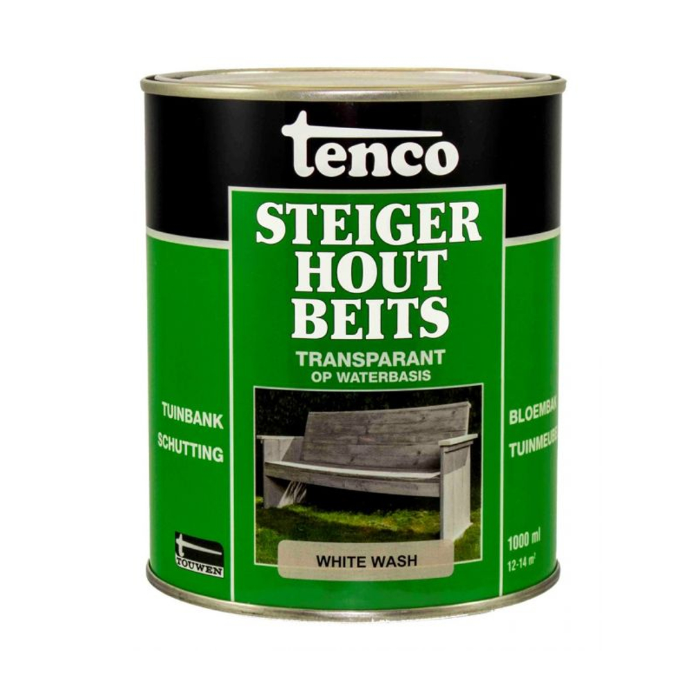 TENCO STEIGERHOUTBEITS WHITE WASH 1L