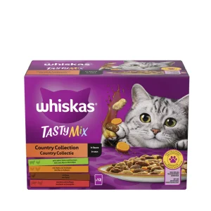 WHISKAS KATTENVOER IN SAUS TASTY MIX 12X85GR 1+MND
