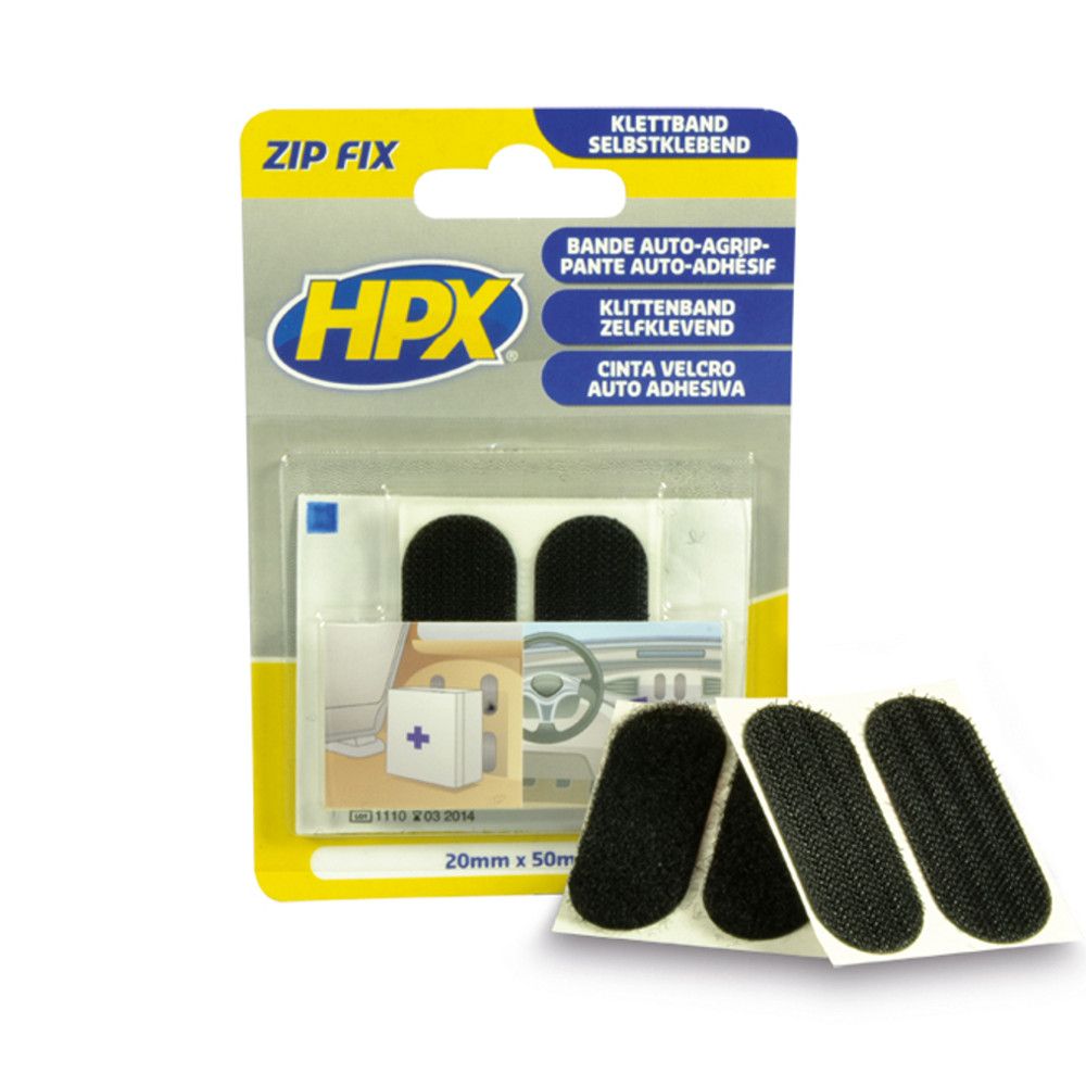 ZIP FIX KLITTENBAND PADS 20MM X 50MM