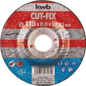 SCHUURSCHIJVEN METAAL 115X6X22