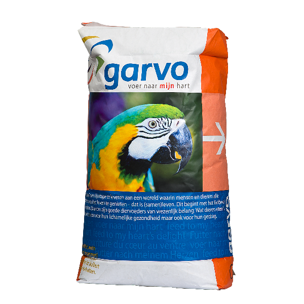 Garvo papegaaienvoer fruit en noot 5318 15kg
