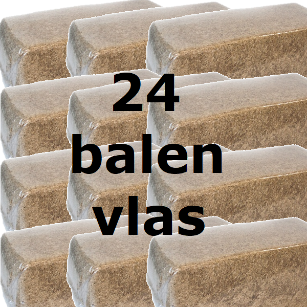 Vlas per 24 balen